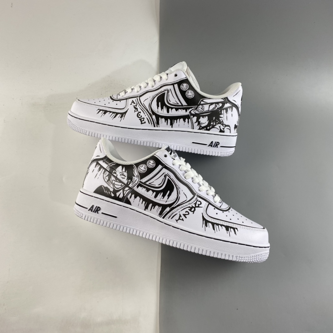 P260  NIKE Air Force 1 Low’07 海贼王配色 空军一号低帮休闲板鞋 CW2288-301