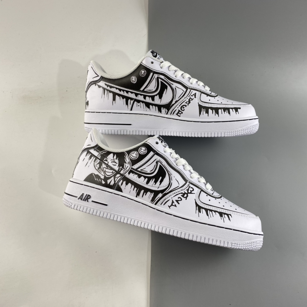 P260  NIKE Air Force 1 Low’07 海贼王配色 空军一号低帮休闲板鞋 CW2288-301