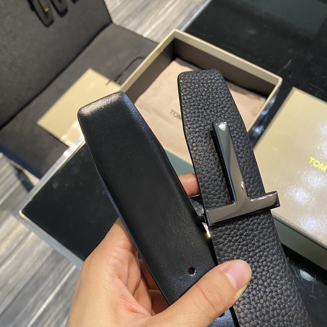 High-End Double-Sided Tom Ford Business Belt – Elegant and Versatile - 图片 4
