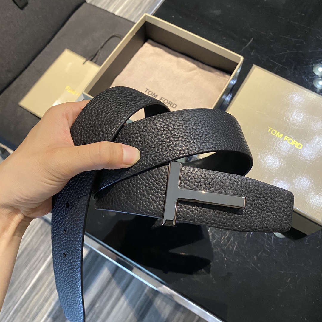 High-End Double-Sided Tom Ford Business Belt – Elegant and Versatile - 图片 3