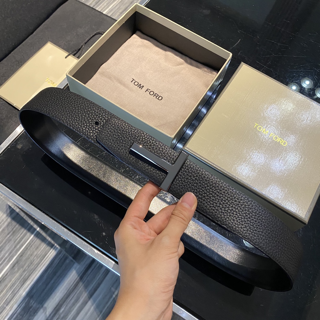 High-End Double-Sided Tom Ford Business Belt – Elegant and Versatile - 图片 5