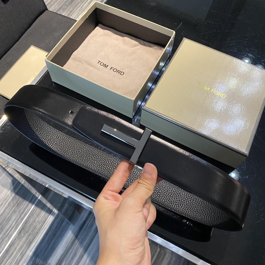 High-End Double-Sided Tom Ford Business Belt – Elegant and Versatile - 图片 7