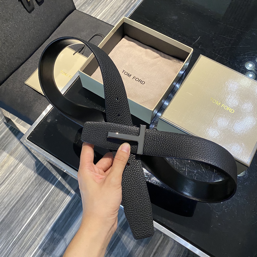 High-End Double-Sided Tom Ford Business Belt – Elegant and Versatile - 图片 6