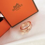 Hermes Jewelry Ring- Rose Gold