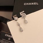 Chanel Jewelry Earring Necklaces & Pendants Set With Diamonds