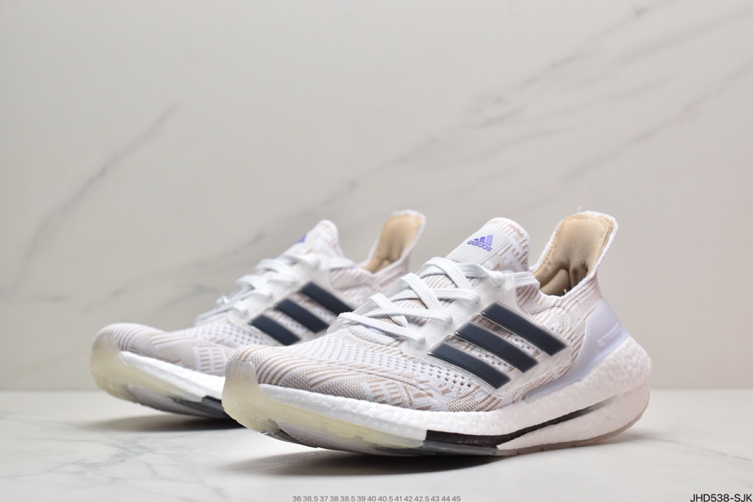 190 阿迪达斯Adidas Ultra Boost 21 以编织纱网代替TPU材质 FY0838