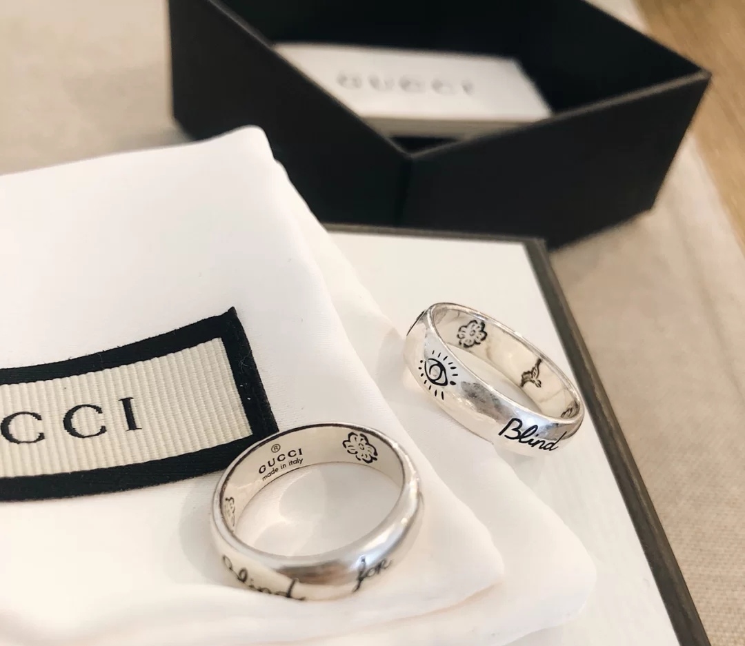 💰85古驰爱无畏情侣戒指💍