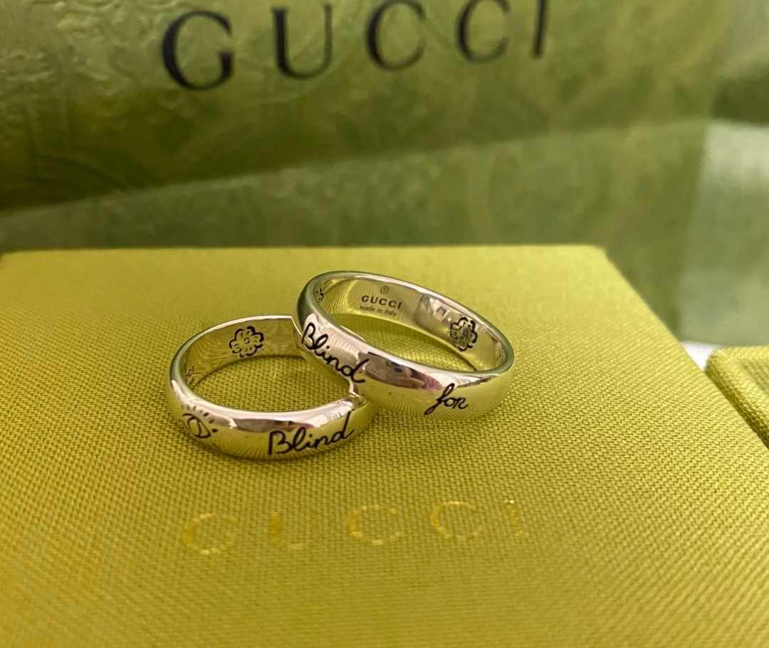 💰85古驰爱无畏情侣戒指💍