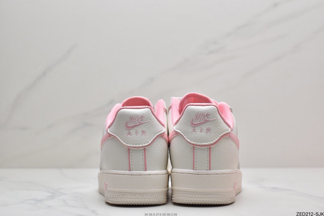 260 耐克 Nike Air Force 1 Low 粉白满天星 空军一号低帮运动休闲板鞋UH8958-033