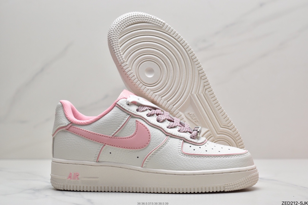 260 耐克 Nike Air Force 1 Low 粉白满天星 空军一号低帮运动休闲板鞋UH8958-033