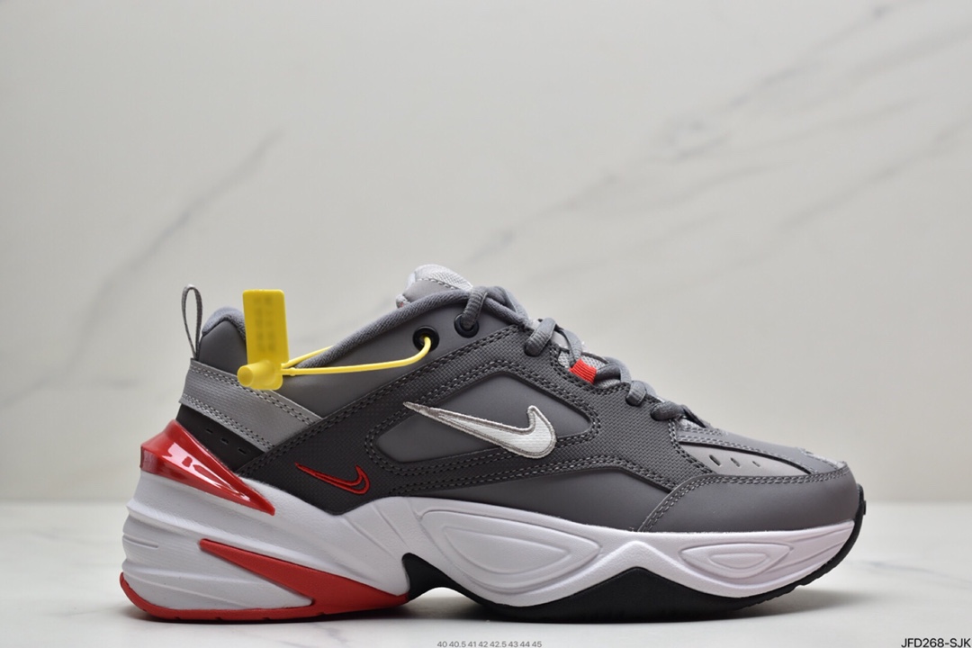 170 耐克Nike M2K Tekno复古潮流百搭休闲运动旅游老爹鞋“珊瑚粉白”AO3108-600