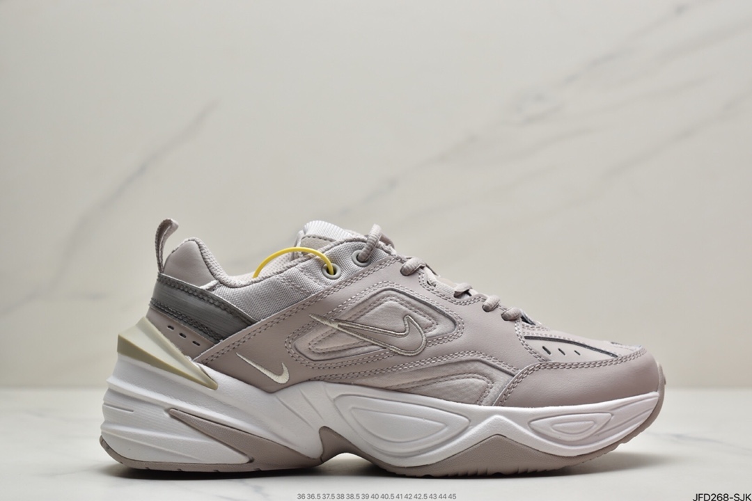 170 耐克Nike M2K Tekno复古潮流百搭休闲运动旅游老爹鞋“珊瑚粉白”AO3108-600