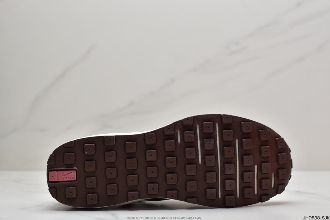 190 耐克Nike Ldwaffle/ Sacai  联名走秀款 网纱翻毛拼接 Swoosh跑步鞋DM5446-701
