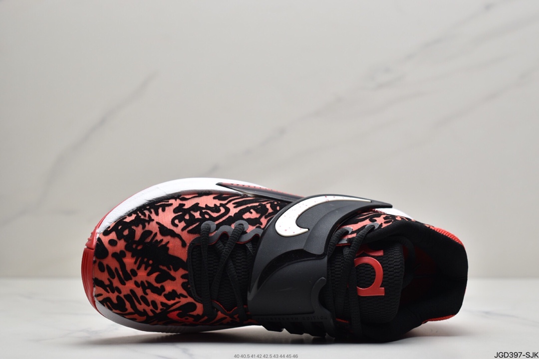 180 耐克Nike KD 14 EP 黑红纱面 凯文·杜兰特全新14代签名休闲运动篮球运动鞋 CZ0170-006