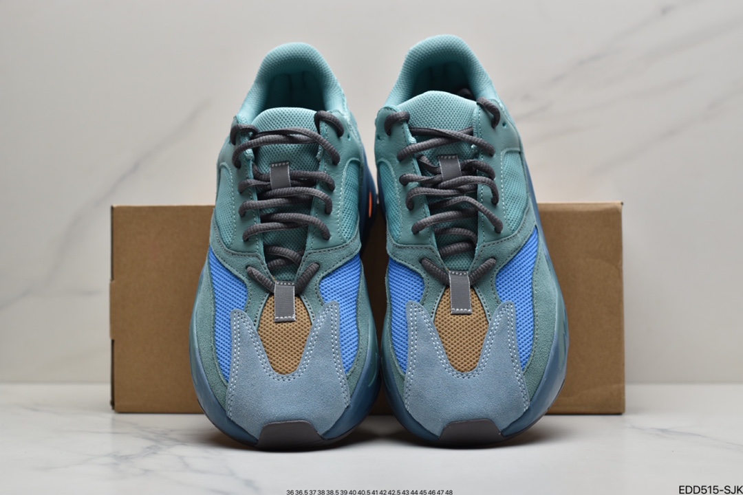 340 YEEZY Boost 700 侃爷椰子 3M反光 复古老爹鞋 GZ2002