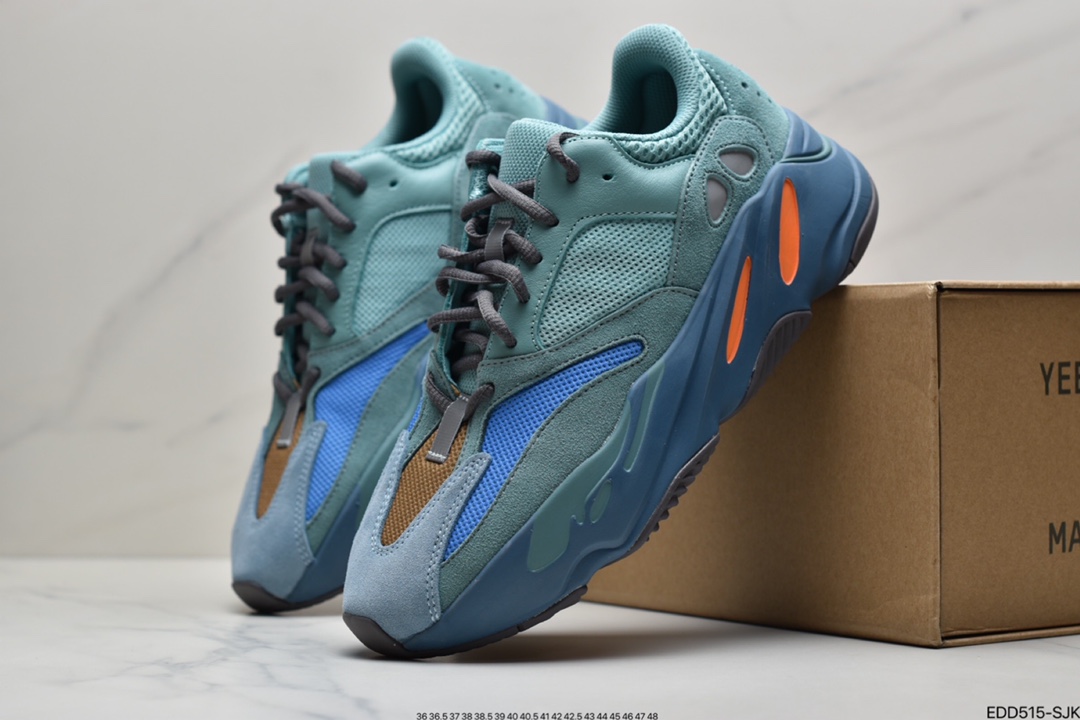 340 YEEZY Boost 700 侃爷椰子 3M反光 复古老爹鞋 GZ2002