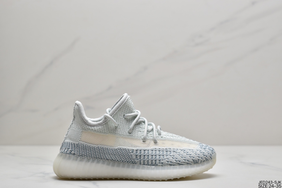 150 童鞋Adidas  阿迪达斯 Yeezy Boost 350V2  椰子爆米花童鞋运动跑鞋