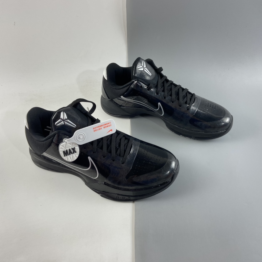 P300  NIKE Zoom Kobe 5  BLACK OUT 灭世纯原科比5代”黑武士”386429-003