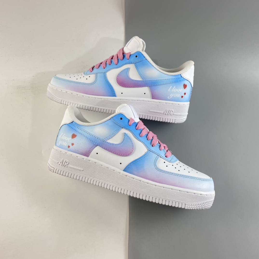 P260  NIKE Air Force 1’07 Low 空军一号情人节限定多彩低帮板鞋 CW2288-111