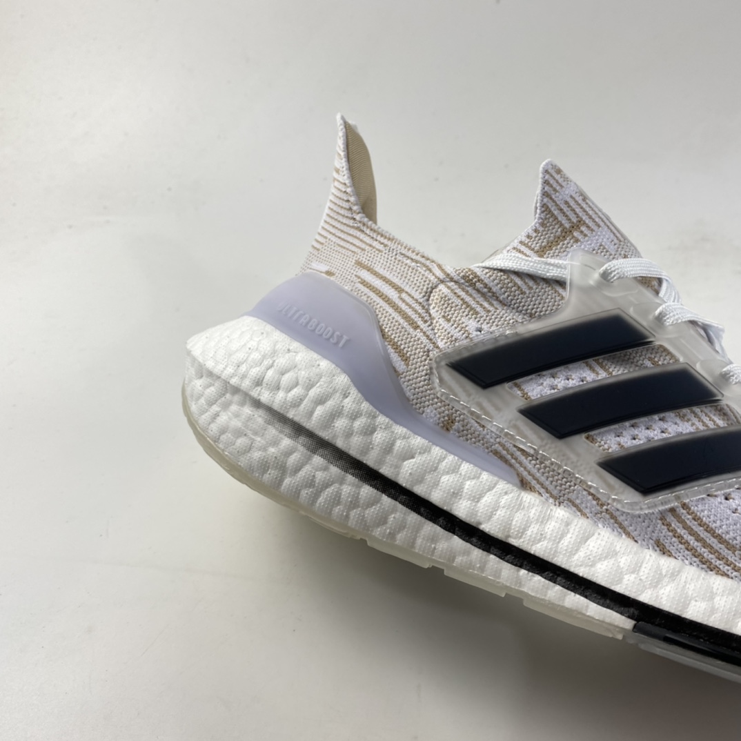 P200  AD UltraBoost 21 加厚爆米花袜套式针织鞋面休闲运动慢跑鞋 FY0838