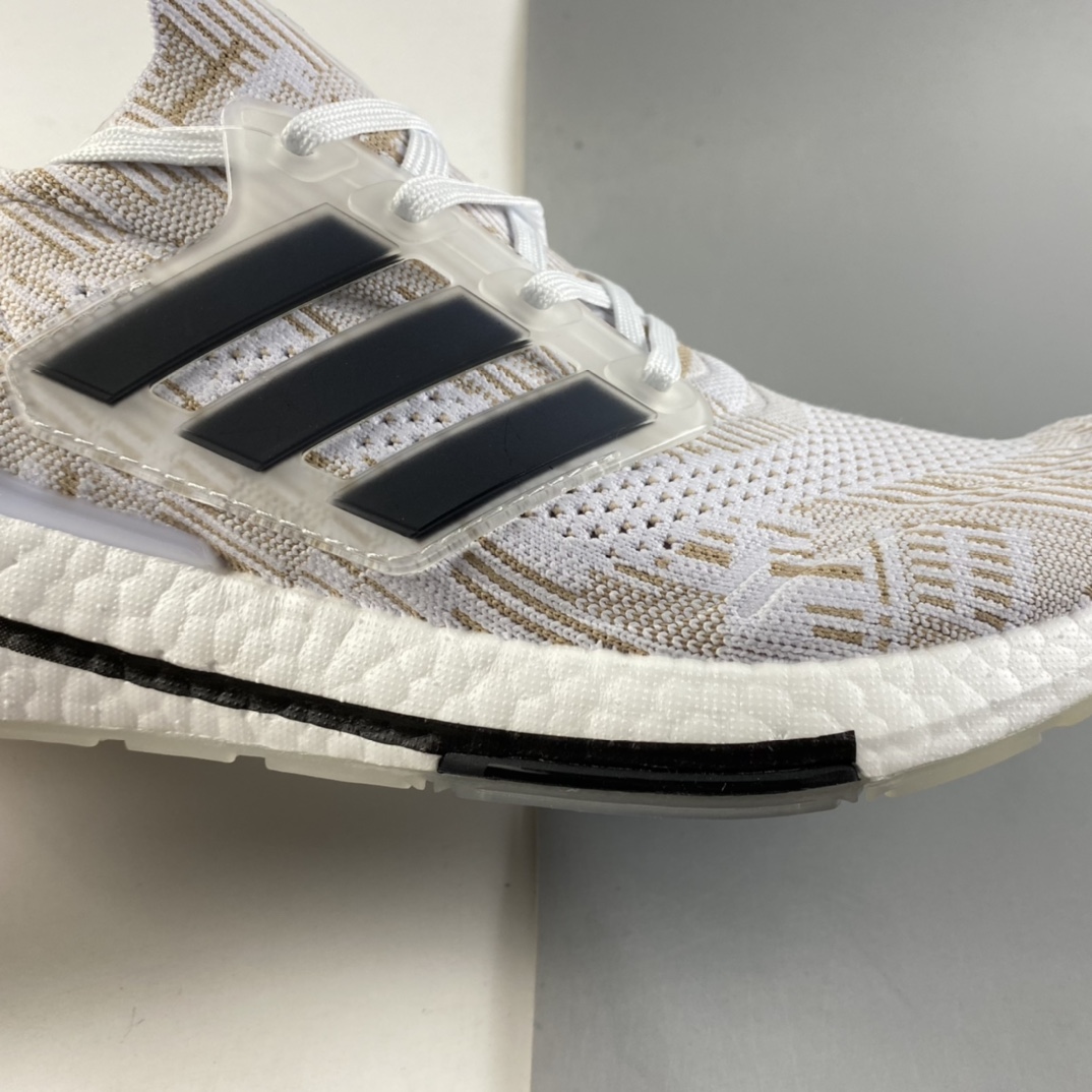 P200  AD UltraBoost 21 加厚爆米花袜套式针织鞋面休闲运动慢跑鞋 FY0838
