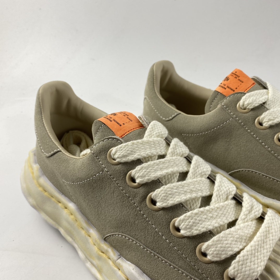 P350  MMY/Maison MIHARA YASUHIRO Wayne Original Sole Leather Low Sneaker贝壳头版变形溶解雪糕底低帮百搭休闲运动板鞋