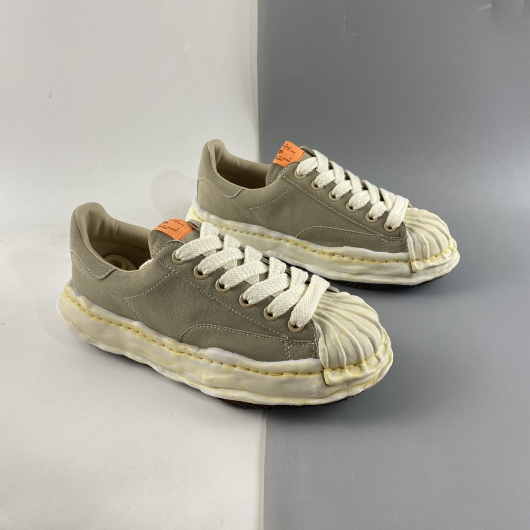 P350  MMY/Maison MIHARA YASUHIRO Wayne Original Sole Leather Low Sneaker贝壳头版变形溶解雪糕底低帮百搭休闲运动板鞋