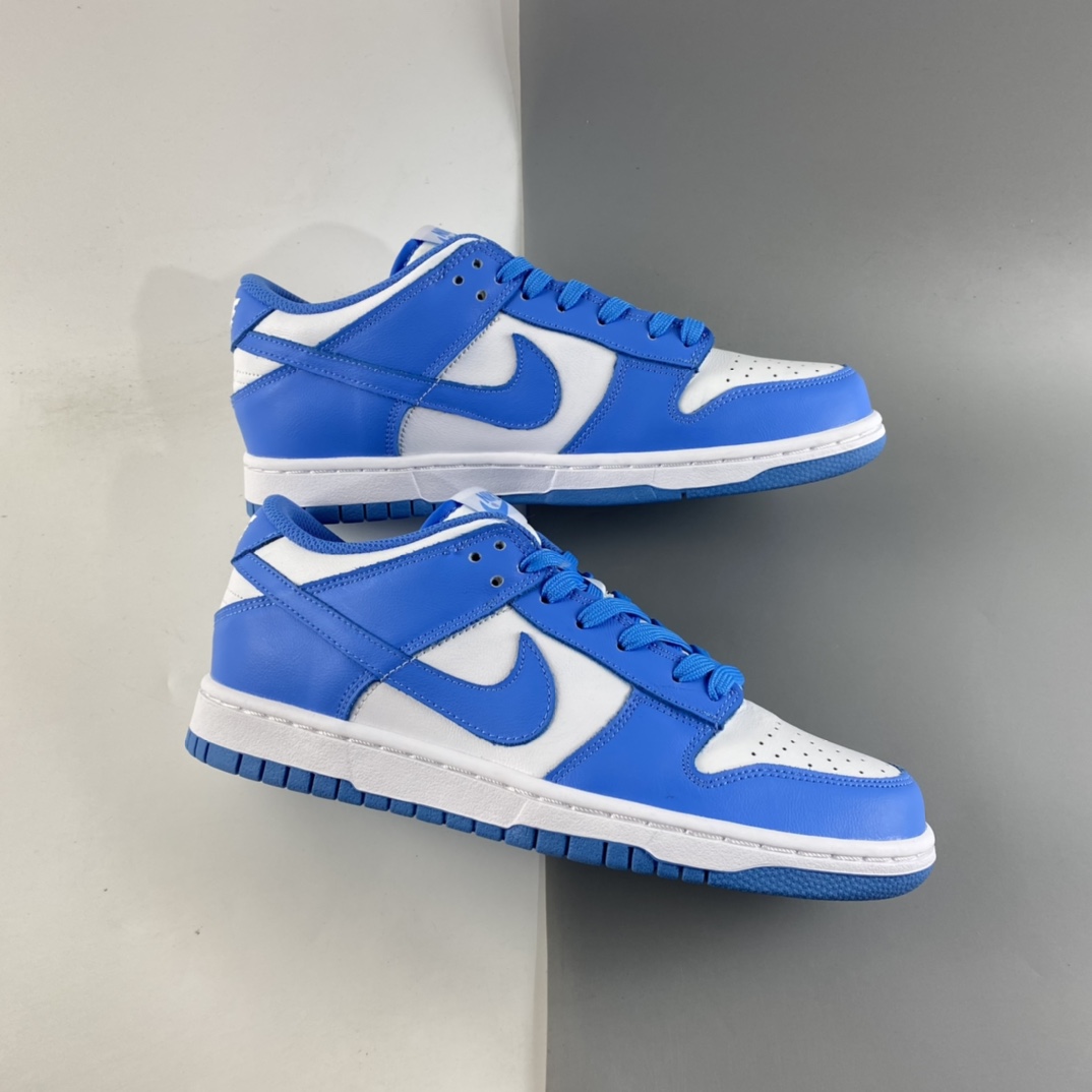 P260  NIKE Dunk Low“University Blue”白蓝色 北卡白蓝休闲运动滑板鞋 DD1391-102
