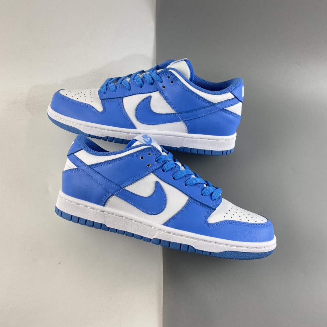P260  NIKE Dunk Low“University Blue”白蓝色 北卡白蓝休闲运动滑板鞋 DD1391-102