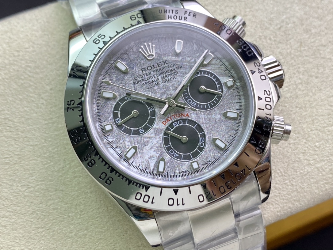 SK Factory 劳力士Rolex 陨石盘 迪通拿シリーズ 超強冰蓝夜光