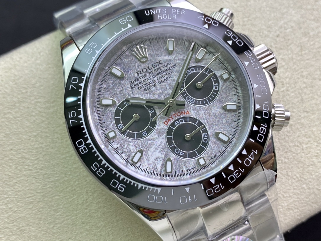 SK Factory 劳力士Rolex 迪通拿シリーズ 陨石盘 超強冰蓝夜光