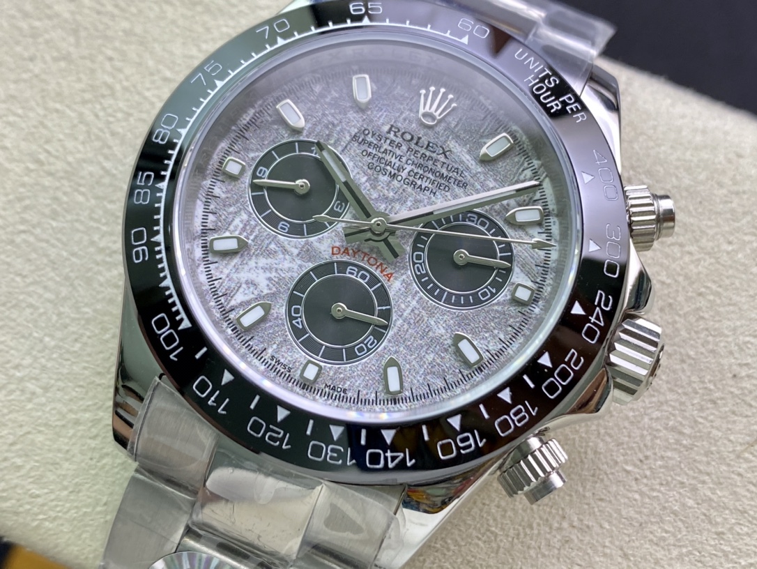 SK Factory 劳力士Rolex 迪通拿シリーズ 陨石盘 超強冰蓝夜光