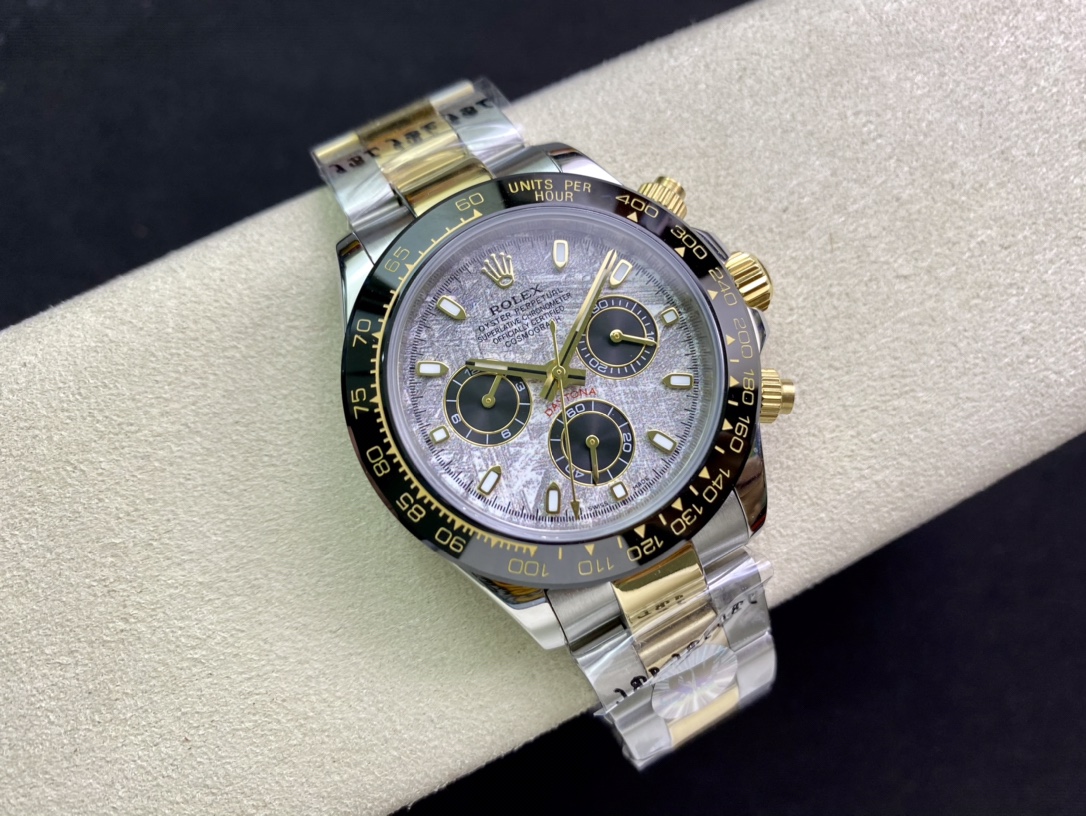 SK Factory 劳力士Rolex 迪通拿シリーズ 陨石盘超強冰蓝夜光腕時計