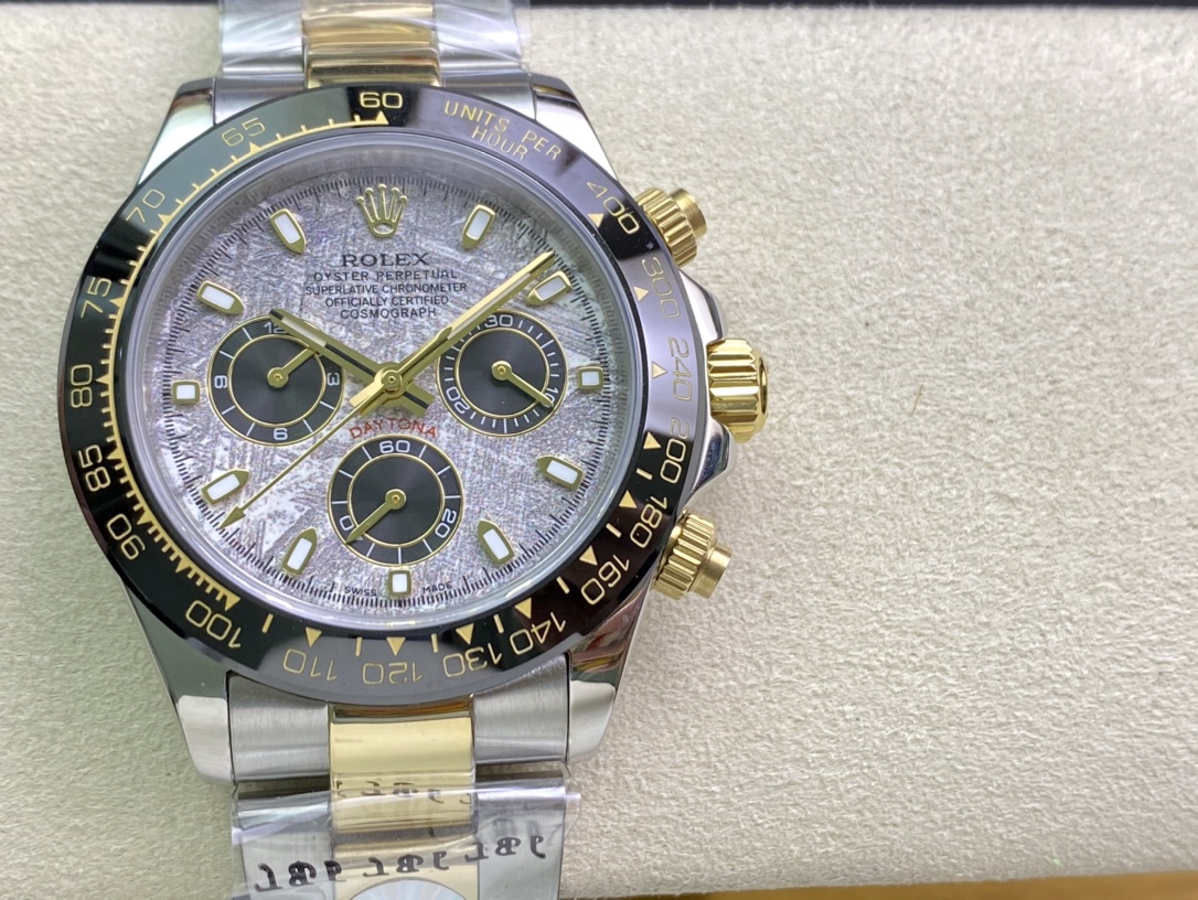 SK Factory 劳力士Rolex 迪通拿シリーズ 陨石盘超強冰蓝夜光腕時計