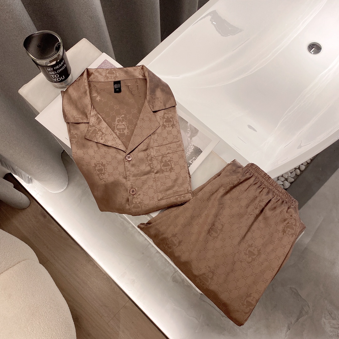 2023 GUCCI联名哆啦A梦家居服 高定韩国丝面料亲肤轻柔舒适 码数：M～XXXL