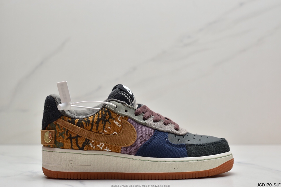 180 Travis Scott x Force 1 Low  “Cactus Jack” 重磅联名 空军一号 CN2405-900