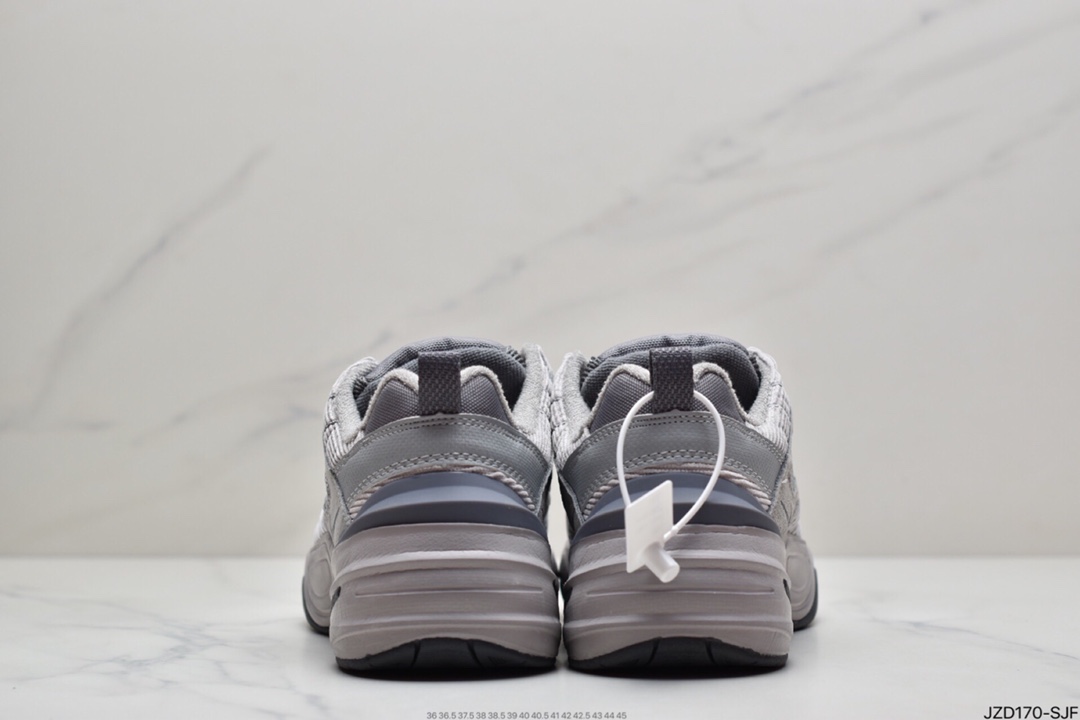 140 Nike M2K Tekno复古潮流百搭休闲运动旅游老爹鞋“麂皮水泥煤灰BV0074-001
