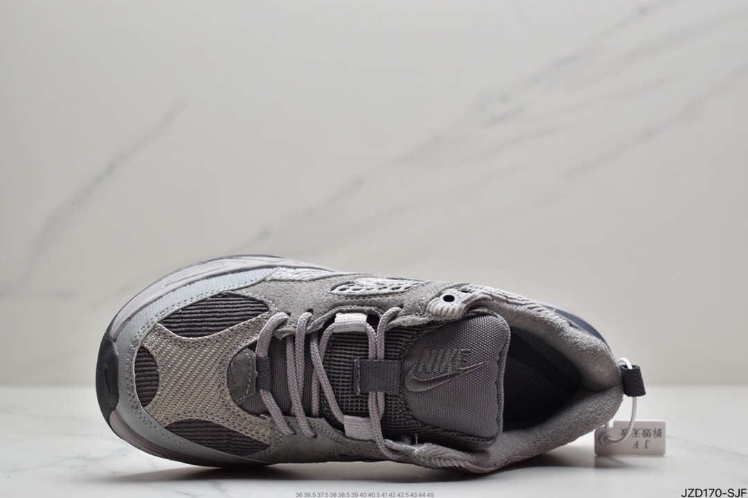 140 Nike M2K Tekno复古潮流百搭休闲运动旅游老爹鞋“麂皮水泥煤灰BV0074-001