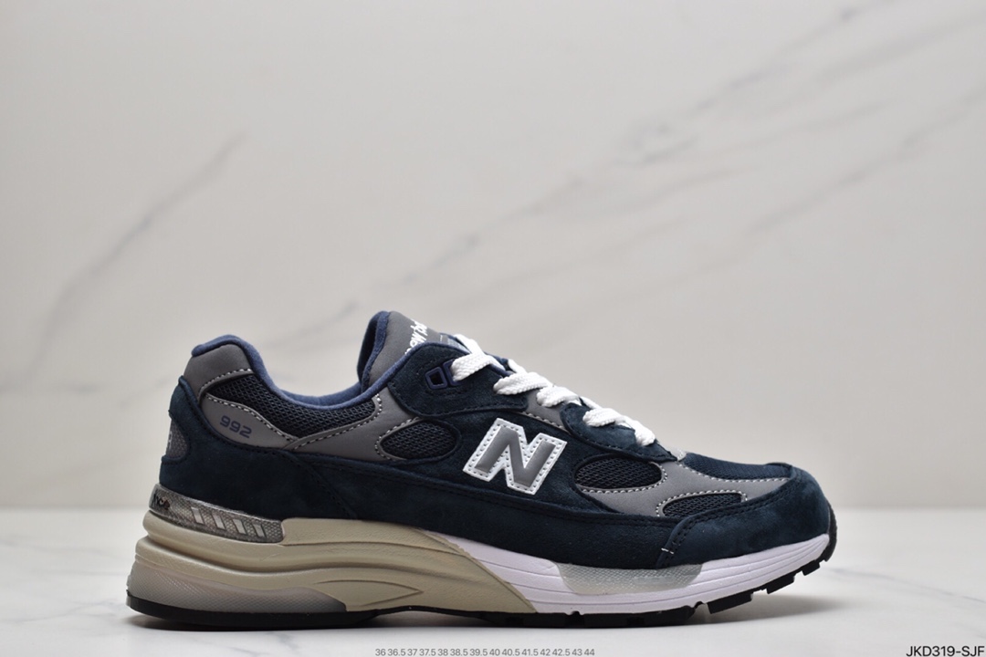 160 Studio FY7 x NB新百伦New Balance Made in USA M992系列美产血统经典复古休闲运动百搭老爹跑步鞋 M992EA