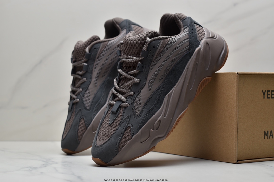 280 阿迪达斯Adidas Yeezy Boost 700 V2”Ash Geode”700V2椰子系列增高GZ0724