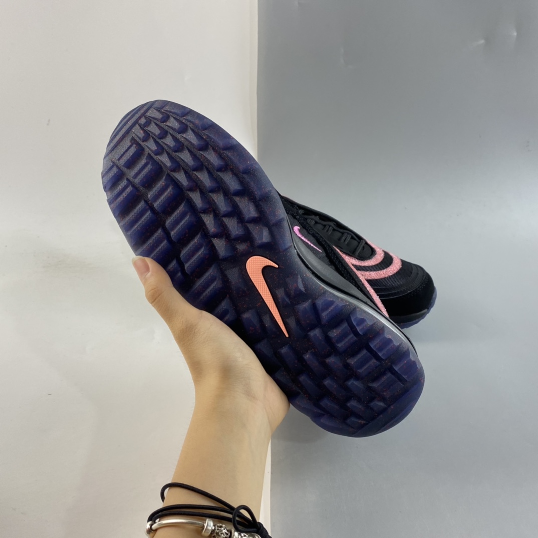 P260  NIKE Air Max 97 Golf 高尔夫球鞋经典跨界灯芯绒子弹头气垫跑鞋 DB4698-001