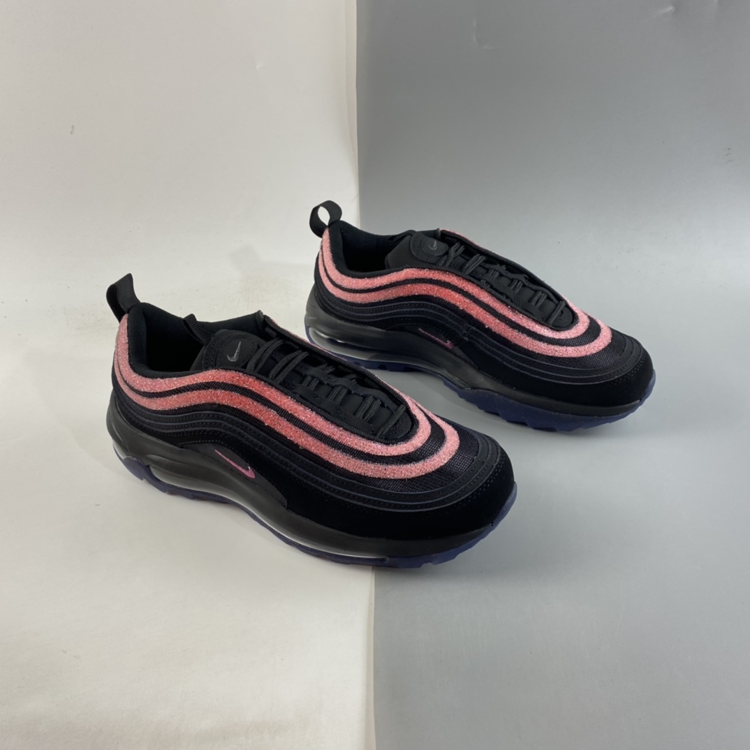 P260  NIKE Air Max 97 Golf 高尔夫球鞋经典跨界灯芯绒子弹头气垫跑鞋 DB4698-001