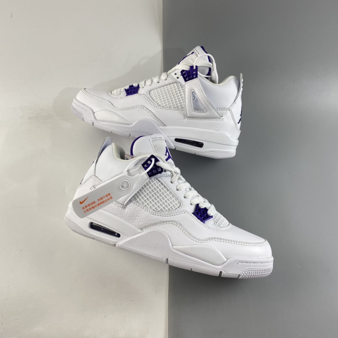 P380  Air Jordan 4 “Court Purple”AJ4 乔4白紫 CT8527-115