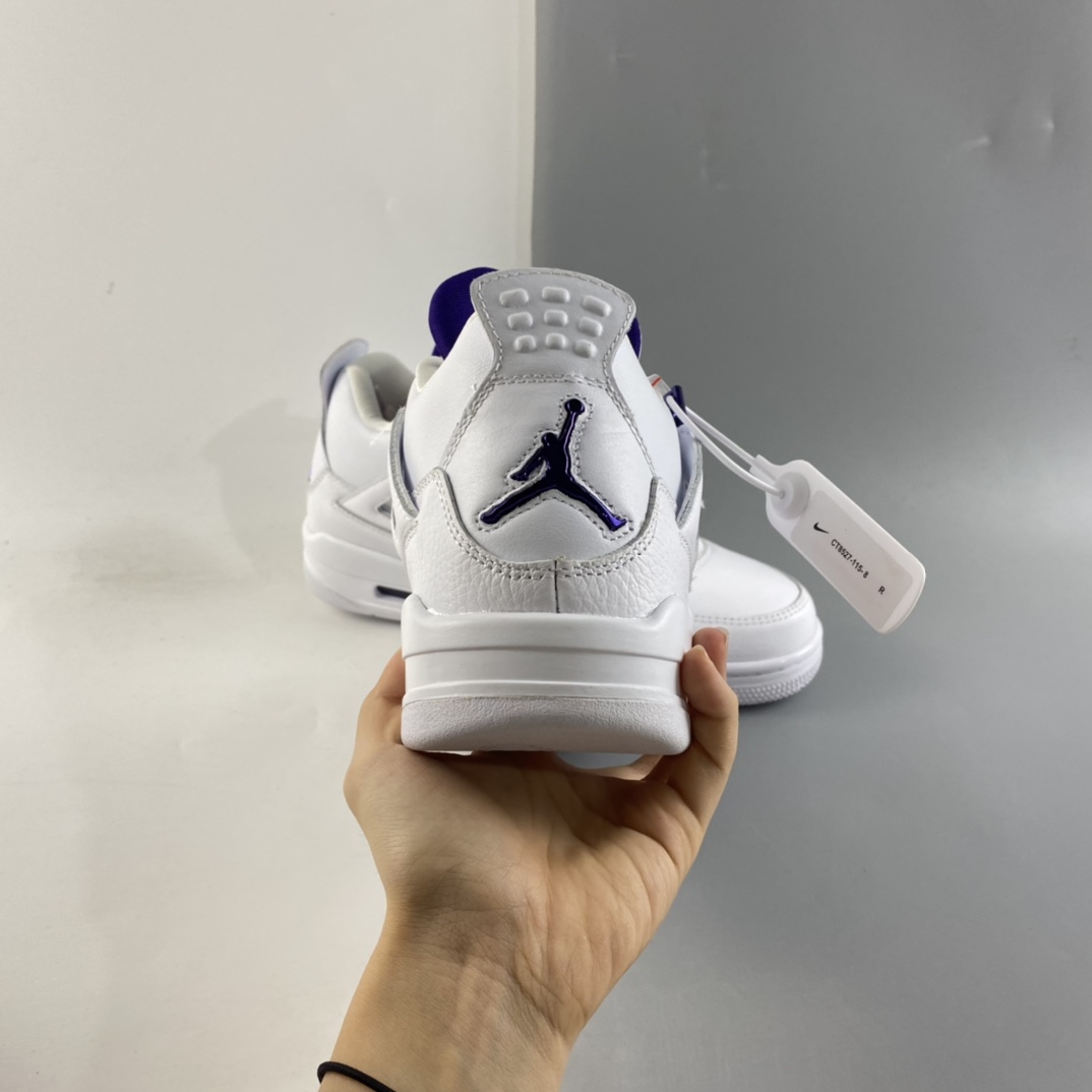 P380  Air Jordan 4 “Court Purple”AJ4 乔4白紫 CT8527-115