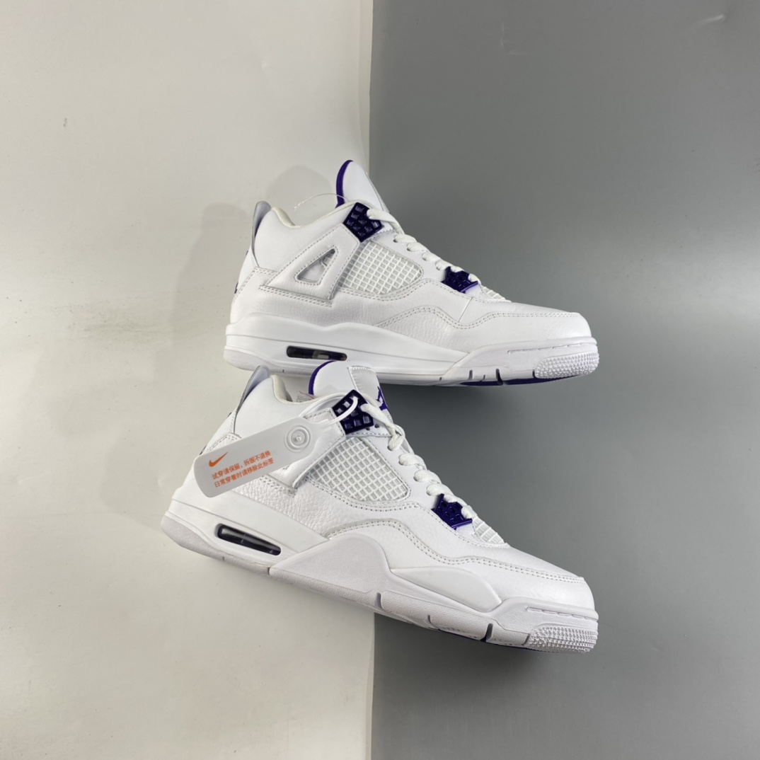 P380  Air Jordan 4 “Court Purple”AJ4 乔4白紫 CT8527-115