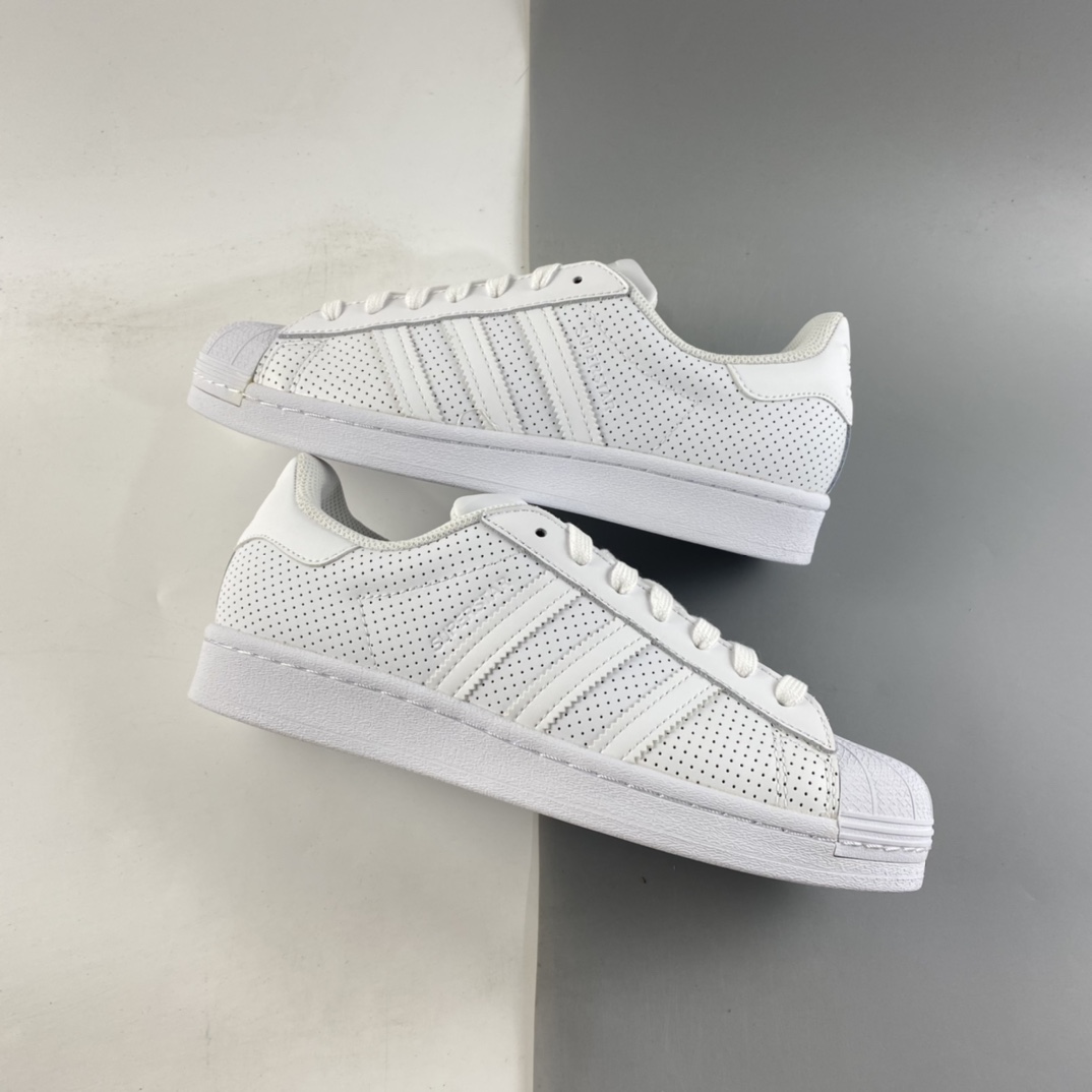 120 Ad Originals Superstar 三叶草贝壳头帆布透气休闲板鞋 FV3445