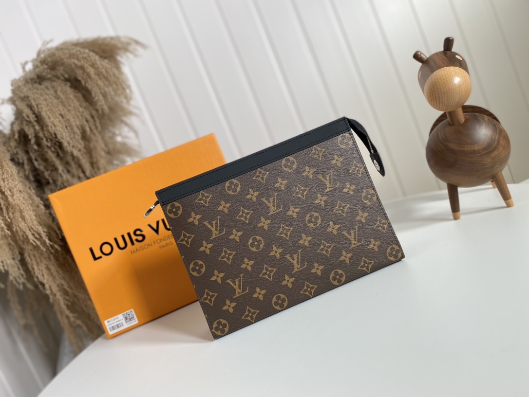 Louis Vuitton Bags Handbags Monogram Canvas Cowhide Pochette M61694