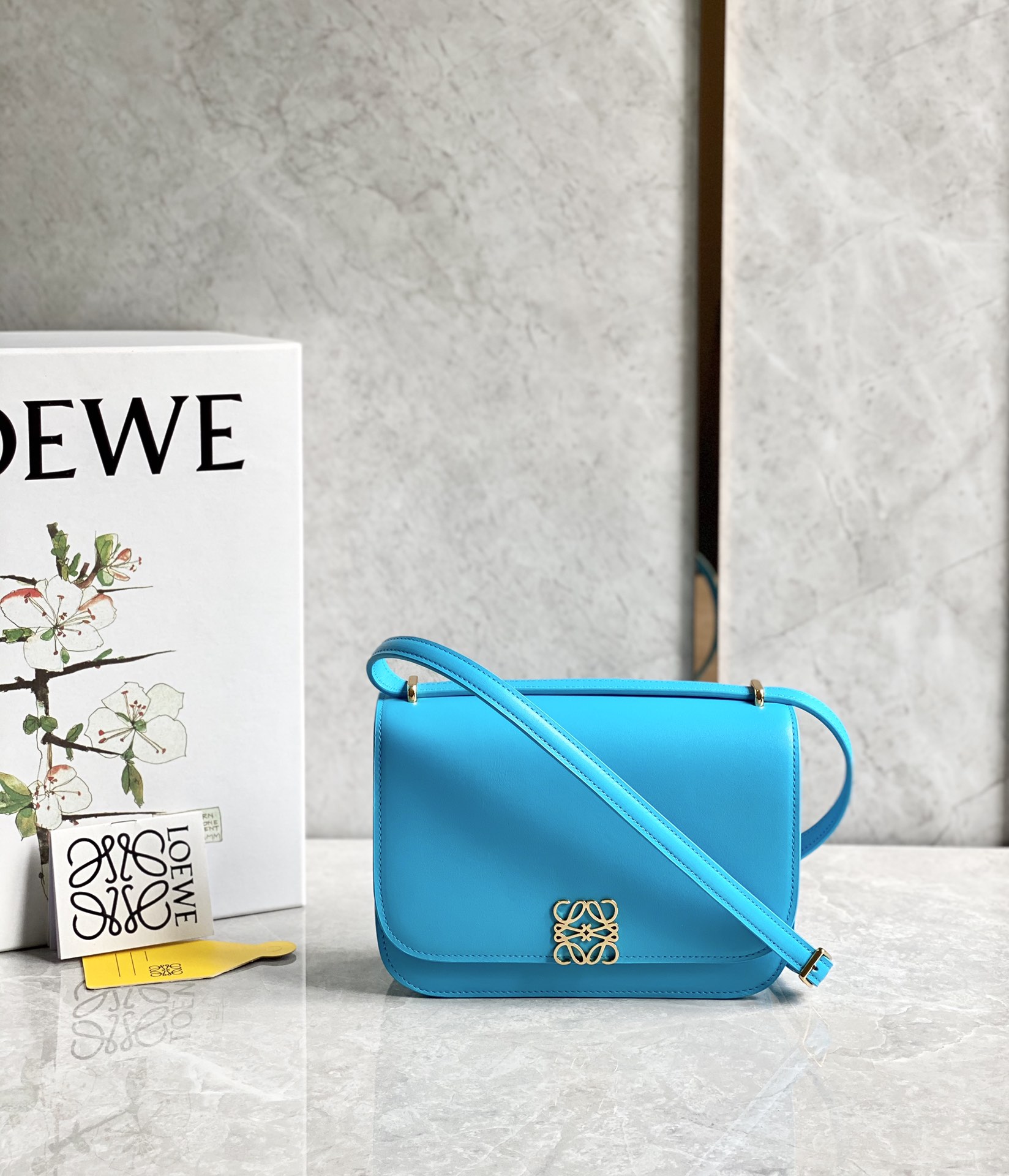 LOEWE罗意威 最新款Goya Bag 小号蓝色0666