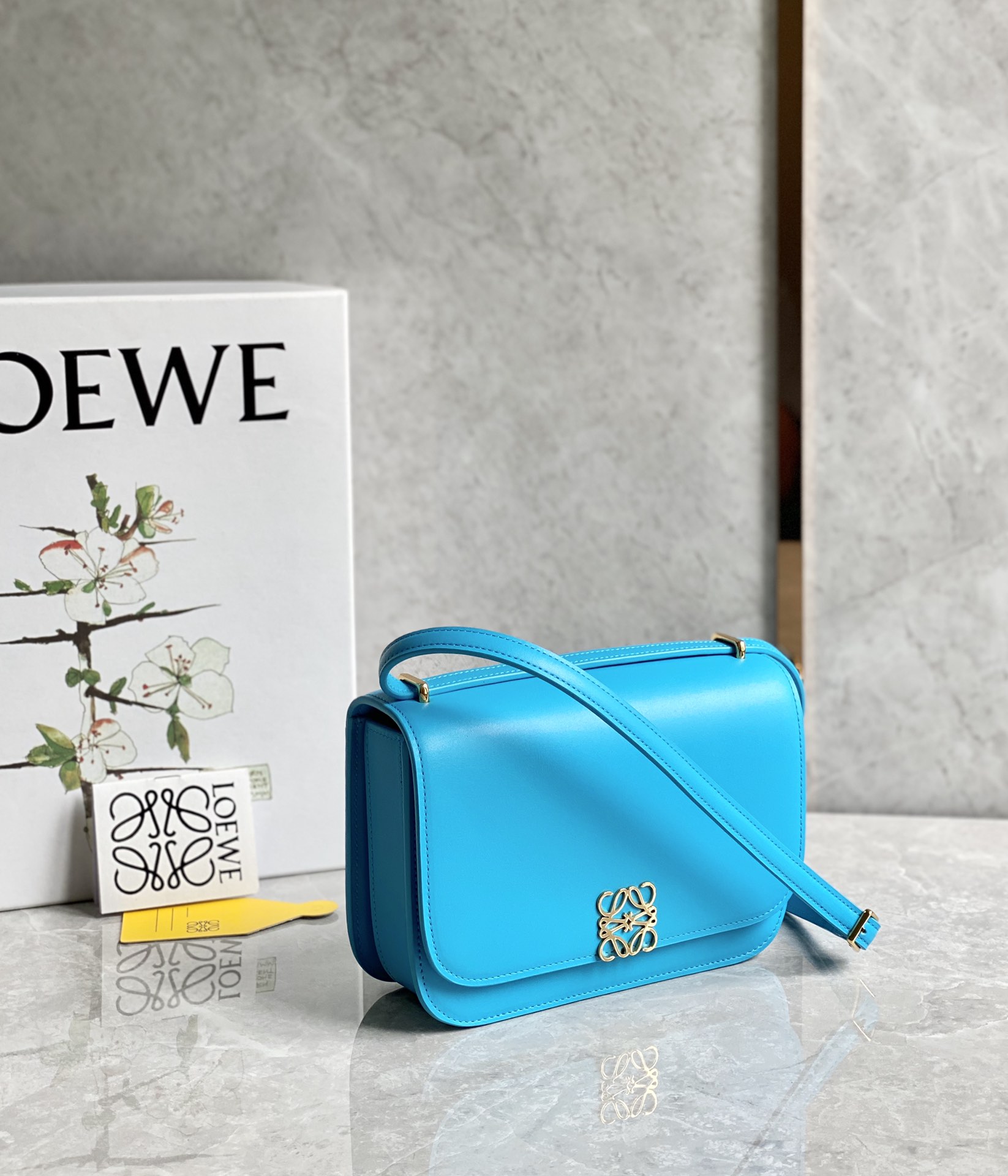 LOEWE罗意威 最新款Goya Bag 小号蓝色0666
