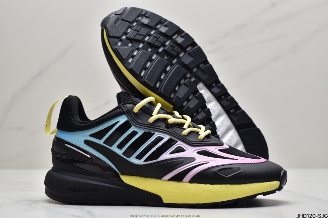 190 阿迪达斯AD Originals ZX 2K Boost 2.0采用科技风设计GZ9087